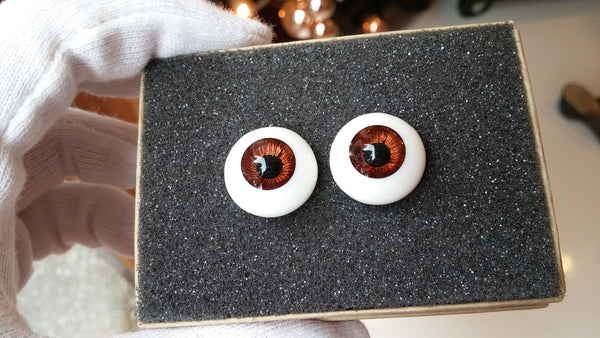 DollBakery Urethane BJD eyes -   SOLD 18mm Rootbeer - 2