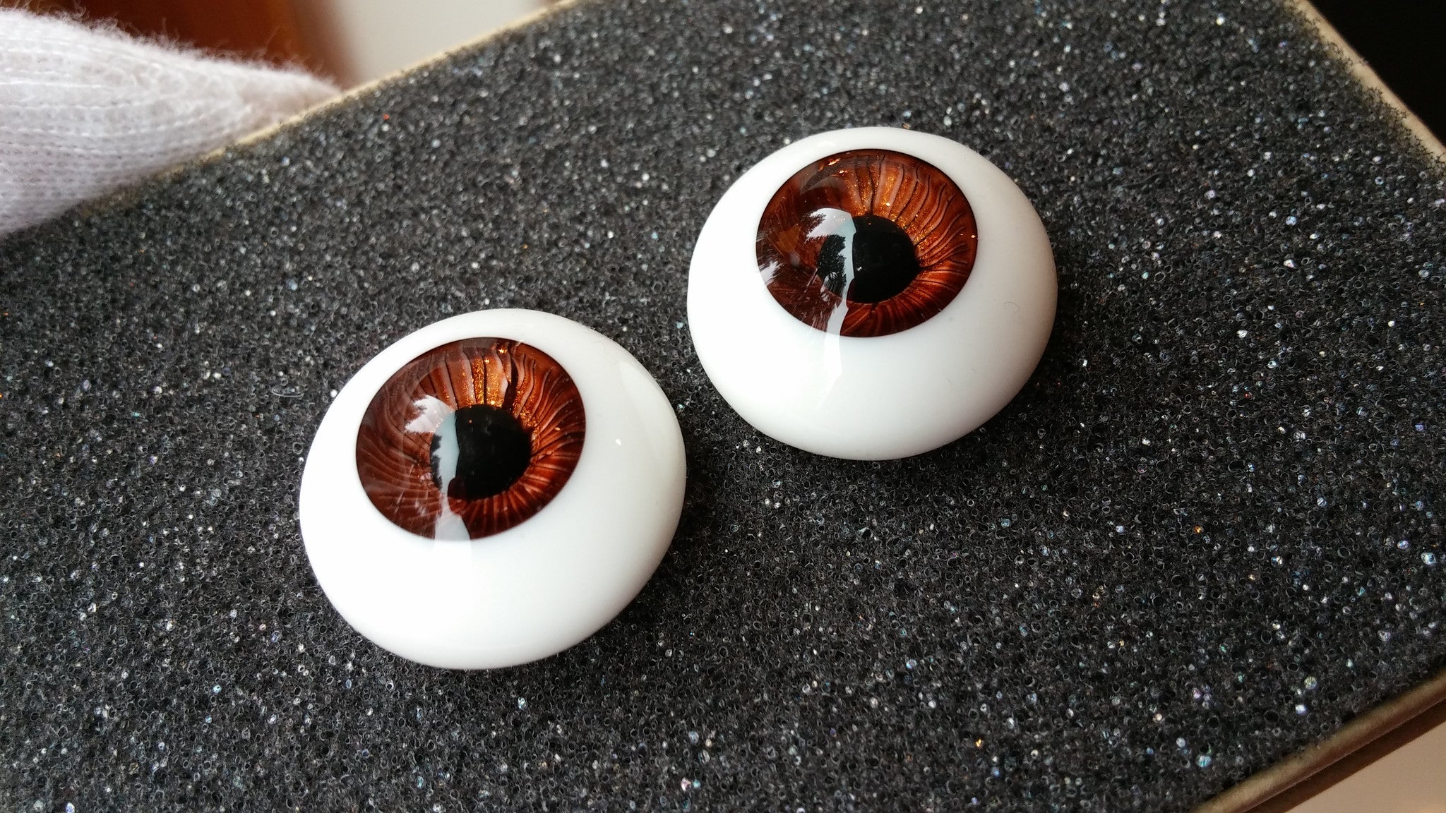 DollBakery Urethane BJD eyes -   SOLD 18mm Rootbeer - 1