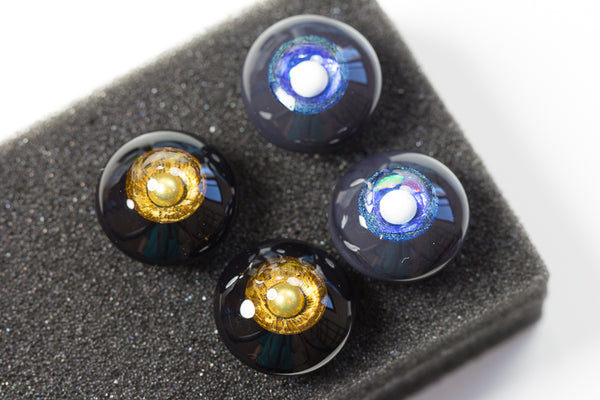 18mm Black Sclera eyes