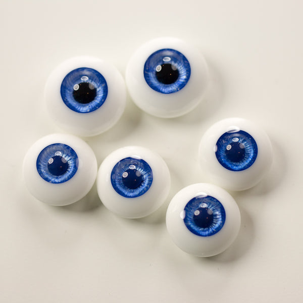 16mm and 18mm OOAK pearly blue [Unique]