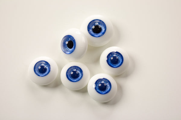 16mm and 18mm OOAK pearly blue [Unique]